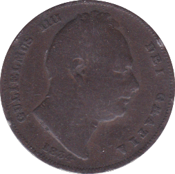 1834 FARTHING ( F ) C - Farthing - Cambridgeshire Coins