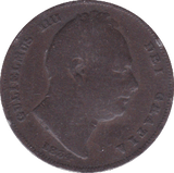 1834 FARTHING ( F ) C - Farthing - Cambridgeshire Coins