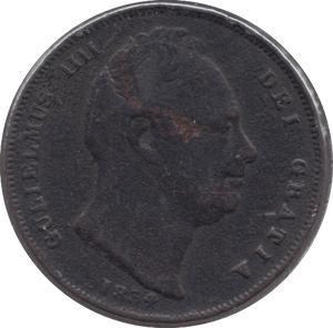 1834 FARTHING ( FINE ) - Cambridgeshire Coins