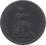 1834 FARTHING ( FINE ) - Farthing - Cambridgeshire Coins