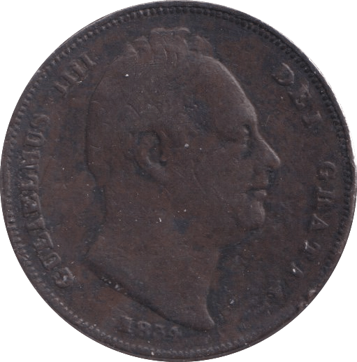 1834 FARTHING ( FINE ) - Farthing - Cambridgeshire Coins