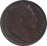 1834 FARTHING ( GF ) 2 - Farthing - Cambridgeshire Coins