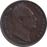 1834 FARTHING ( GF ) 3 - Farthing - Cambridgeshire Coins