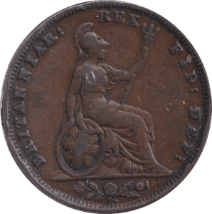 1834 FARTHING ( GF ) 3 - Farthing - Cambridgeshire Coins