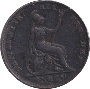 1834 FARTHING ( GF ) 4 - Farthing - Cambridgeshire Coins