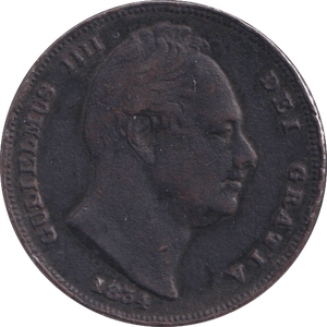 1834 FARTHING ( GF ) 4 - Farthing - Cambridgeshire Coins