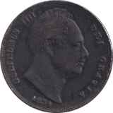 1834 FARTHING ( GF ) 4 - Farthing - Cambridgeshire Coins