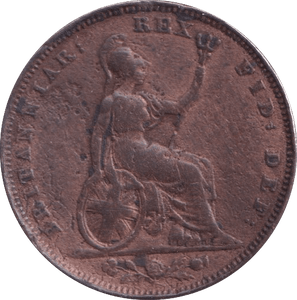 1834 FARTHING ( GF ) - Farthing - Cambridgeshire Coins