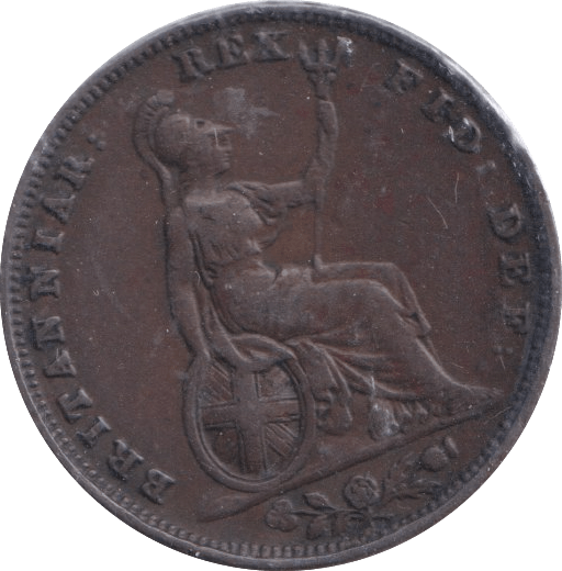 1834 FARTHING ( VF ) - Farthing - Cambridgeshire Coins