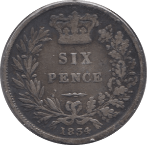 1834 SIXPENCE ( FINE ) 3 - Sixpence - Cambridgeshire Coins