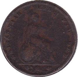 1835 FARTHING ( FAIR ) - Farthing - Cambridgeshire Coins