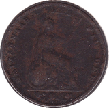 1835 FARTHING ( FAIR ) - Farthing - Cambridgeshire Coins