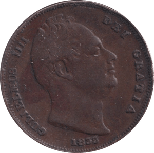 1835 FARTHING ( GF ) 3 - Farthing - Cambridgeshire Coins