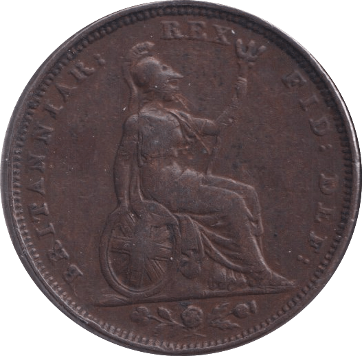 1835 FARTHING ( GF ) 4 - Farthing - Cambridgeshire Coins