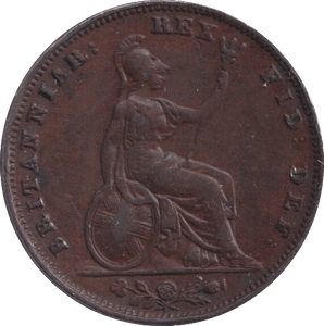 1835 FARTHING ( GF ) 5 - Farthing - Cambridgeshire Coins