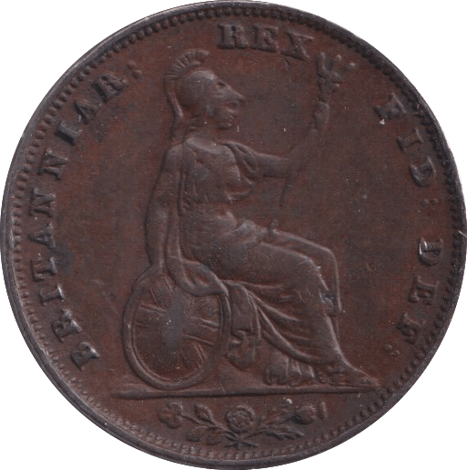 1835 FARTHING ( GF ) 5 - Farthing - Cambridgeshire Coins