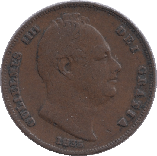 1835 FARTHING ( GF ) - Farthing - Cambridgeshire Coins