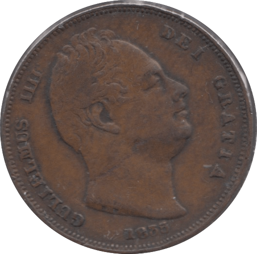 1835 FARTHING ( VF ) 1 - Farthing - Cambridgeshire Coins