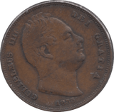 1835 FARTHING ( VF ) 1 - Farthing - Cambridgeshire Coins