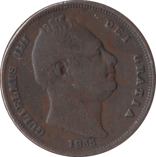 1835 FARTHING ( VF ) - Farthing - Cambridgeshire Coins