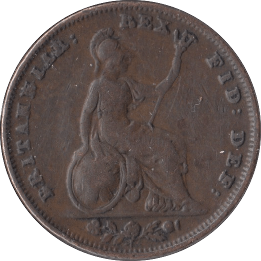 1835 FARTHING ( VF ) - Farthing - Cambridgeshire Coins