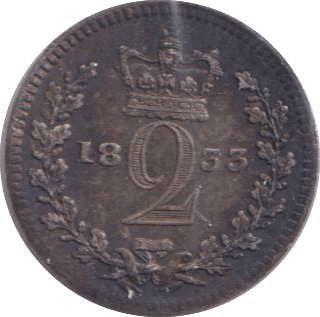 1835 MAUNDY TWOPENCE ( GVF ) - Maundy Coins - Cambridgeshire Coins