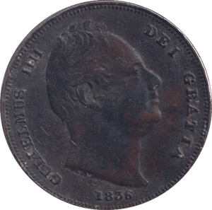 1836 FARTHING ( GF ) - Farthing - Cambridgeshire Coins