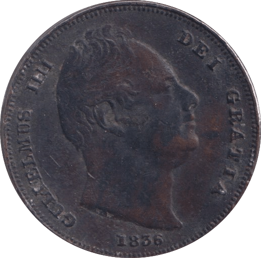 1836 FARTHING ( GF ) - Farthing - Cambridgeshire Coins