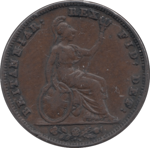 1836 FARTHING ( VF ) 1 - Farthing - Cambridgeshire Coins