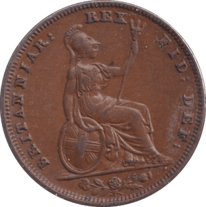 1837 FARTHING ( EF ) - Farthing - Cambridgeshire Coins