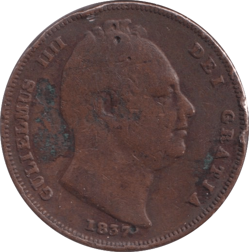 1837 FARTHING ( FINE ) - Farthing - Cambridgeshire Coins