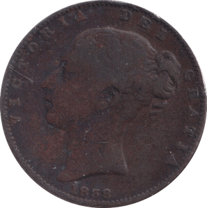 1838 FARTHING ( FINE ) - Farthing - Cambridgeshire Coins