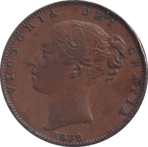 1838 FARTHING ( GVF ) 2 - Farthing - Cambridgeshire Coins