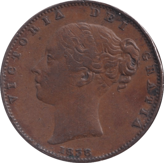 1838 FARTHING ( GVF ) 2 - Farthing - Cambridgeshire Coins