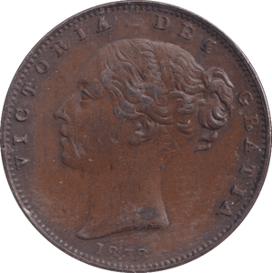 1838 FARTHING ( GVF ) - Farthing - Cambridgeshire Coins