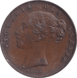 1838 FARTHING ( GVF ) - Farthing - Cambridgeshire Coins