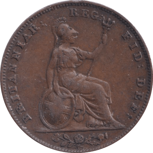 1839 FARTHING ( VF ) 2 - Farthing - Cambridgeshire Coins