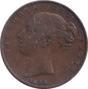 1839 FARTHING ( VF ) 2 - Farthing - Cambridgeshire Coins