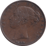 1839 FARTHING ( VF ) 2 - Farthing - Cambridgeshire Coins