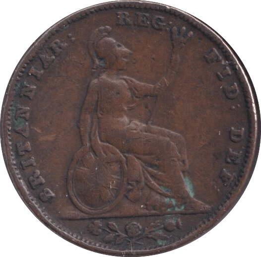 1840 FARTHING ( FINE ) 2 - Farthing - Cambridgeshire Coins