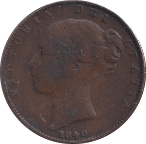 1840 FARTHING ( FINE ) 2 - Farthing - Cambridgeshire Coins