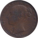 1840 FARTHING ( FINE ) 2 - Farthing - Cambridgeshire Coins