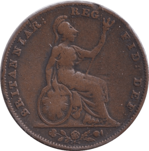 1840 FARTHING ( FINE ) 3 - Farthing - Cambridgeshire Coins