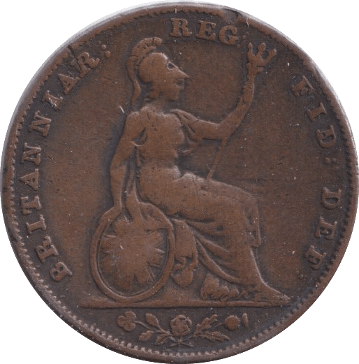 1840 FARTHING ( FINE ) 3 - Farthing - Cambridgeshire Coins