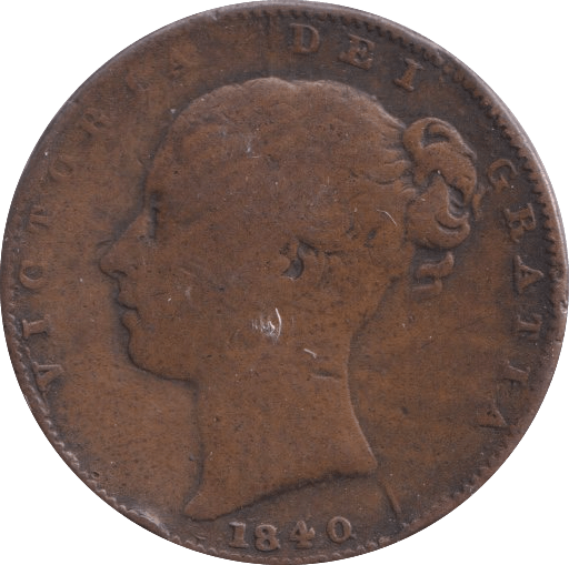 1840 FARTHING ( FINE ) 3 - Farthing - Cambridgeshire Coins