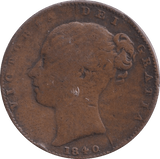 1840 FARTHING ( FINE ) 3 - Farthing - Cambridgeshire Coins