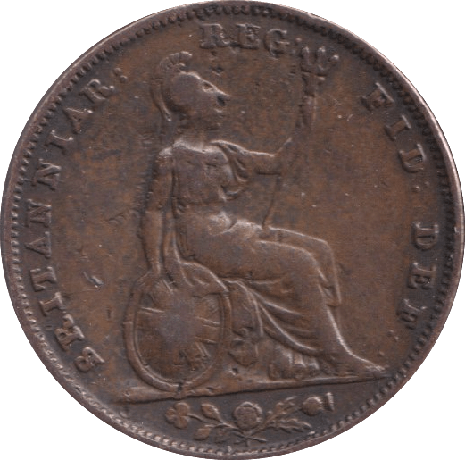 1840 FARTHING ( FINE ) - Farthing - Cambridgeshire Coins