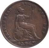 1840 FARTHING ( FINE ) - Farthing - Cambridgeshire Coins