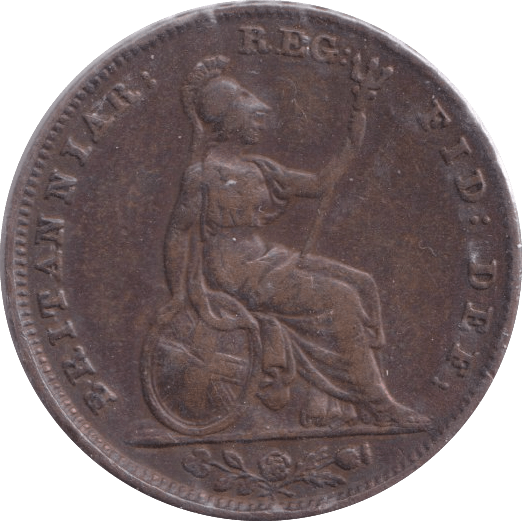 1840 FARTHING ( GVF ) - Farthing - Cambridgeshire Coins