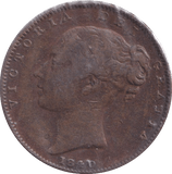 1840 FARTHING ( GVF ) - Farthing - Cambridgeshire Coins